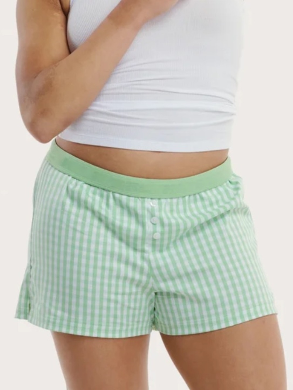 NEW KNIX Super Leakproof Sleepover Boxer Pistachio Gingham Limited Edition